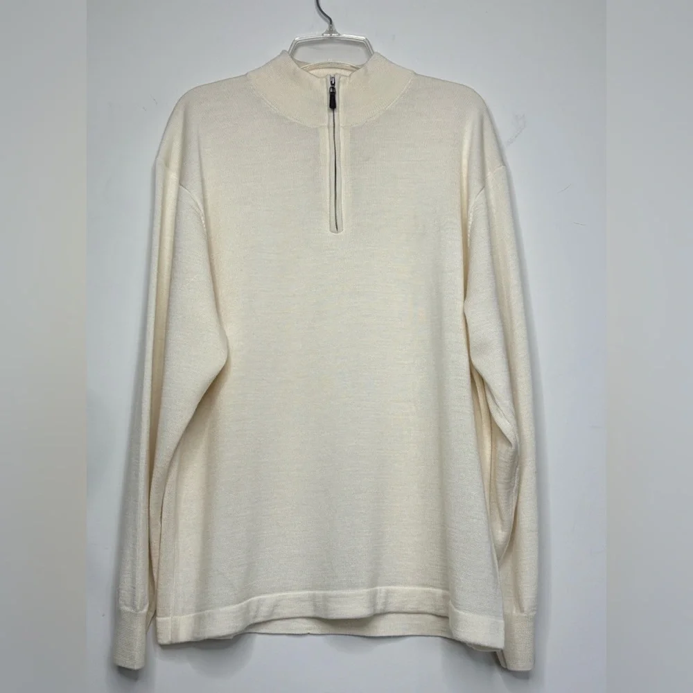 BN6 Linea Uomo Merino Wool Italian Sweater Lightweight Preppy Fall Winter‎ XXL